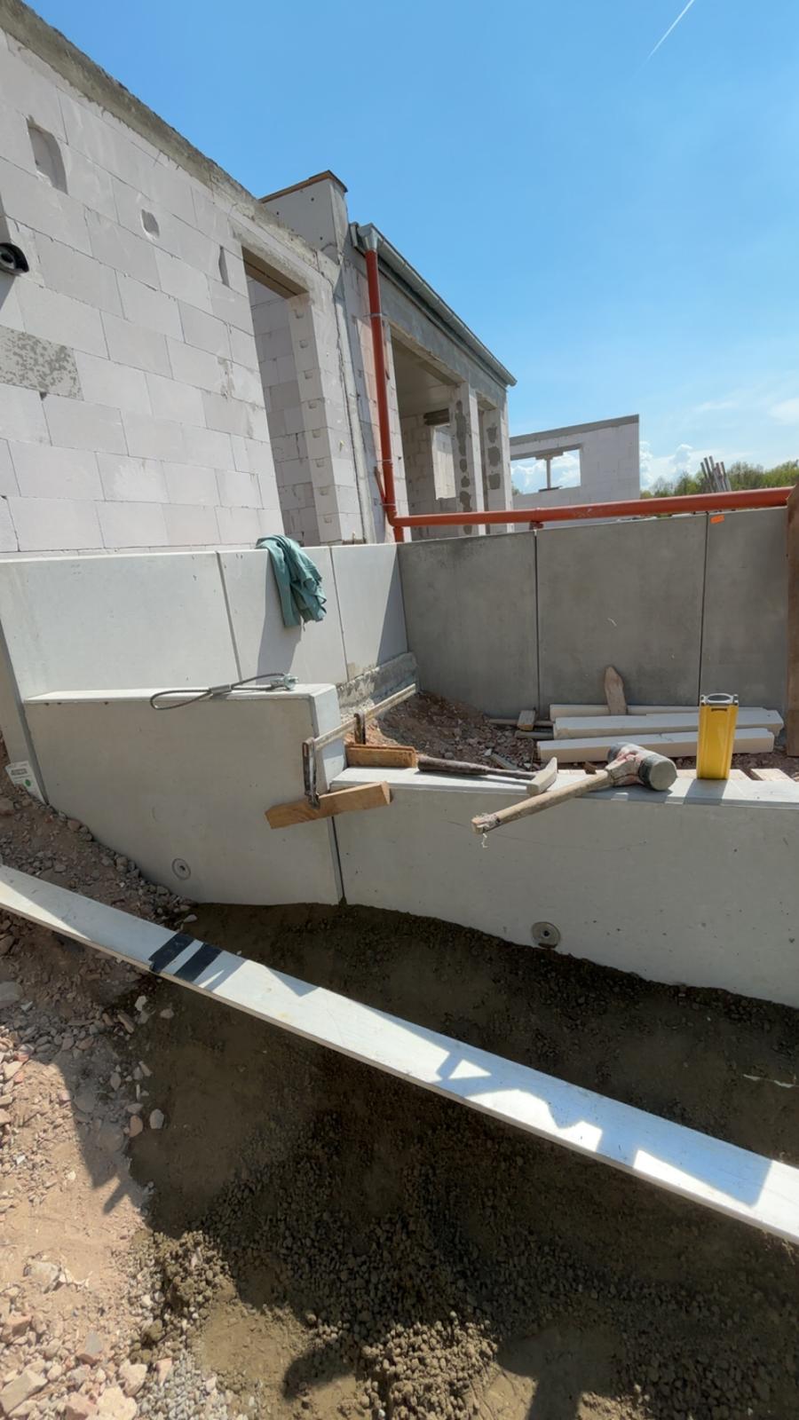 Fundament betonieren