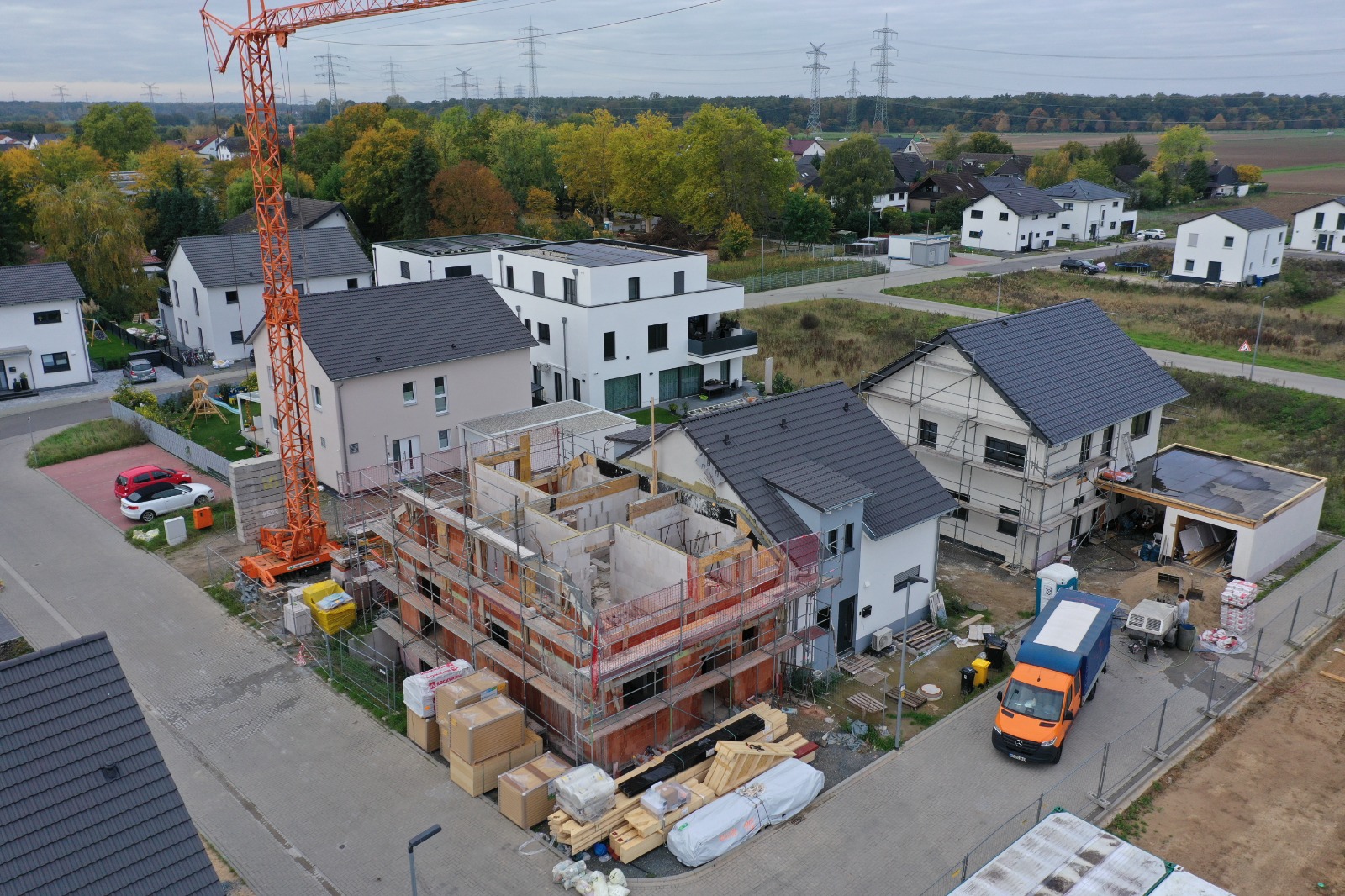Modernes Einfamilienhaus mit Flachdach