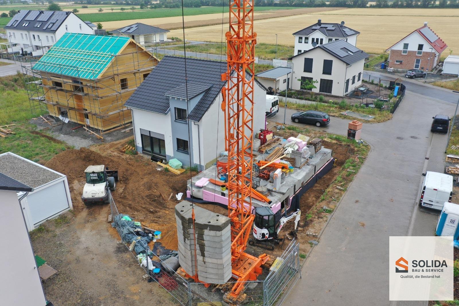 Rohbau – Neubau Einfamilienhaus